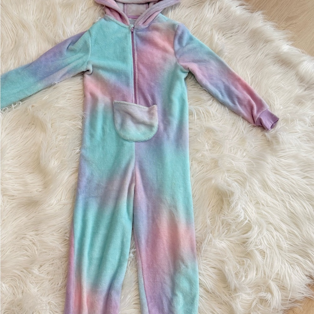 Pastel Tie-Dye Kids Pajama Set